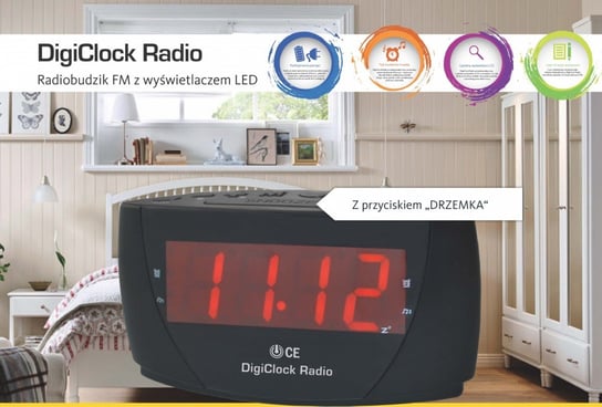 Radiobudzik TECHNISAT DigiClock Radio TechniSat