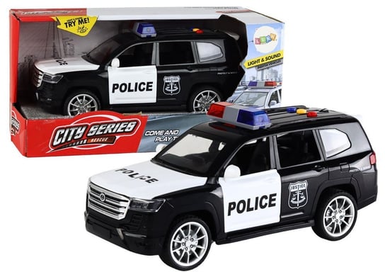 Radiowóz Policyjny Auto Policja Dźwięk Światła Otwierane Drzwi 1:14 Lean Toys