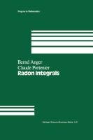 Radon Integrals Anger B., Portenier C.