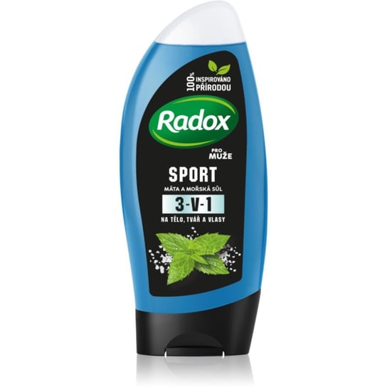 Radox Men Feel Sporty żel pod prysznic i szampon 2w1 Watermint & Sea Minerals 250 ml Inna marka