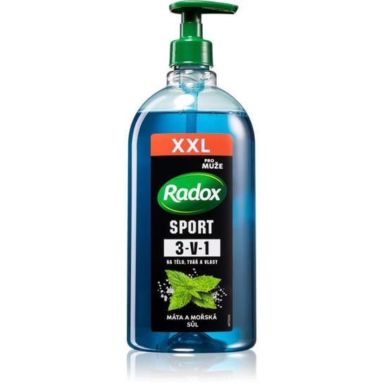 Radox Men Sport żel pod prysznic dla mężczyzn do twarzy, ciała i włosów 750 ml Radox