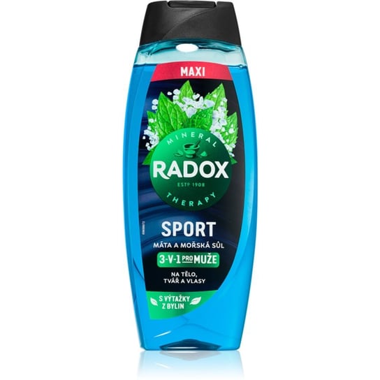 Radox Mineral Therapy żel pod prysznic dla mężczyzn maksi Mint & Sea Salt 450 ml Radox