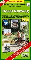 Radwander- und Wanderkarte Havel-Radweg 1 : 50 000 (mit Zick-Zack Faltung) Barthel, Barthel Andreas Verlag