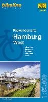 Radwanderkarte Hamburg West 1 : 60 000 RW-HH1 Esterbauer Gmbh, Esterbauer