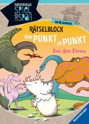 Rätselblock von Punkt zu Punkt: Bei den Dinos Ravensburger Verlag