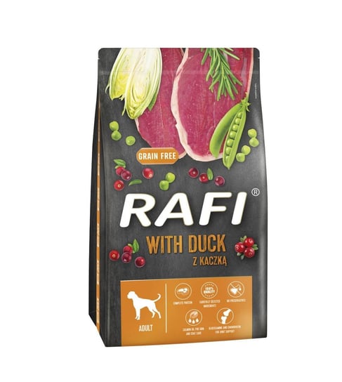 Rafi karma sucha dla psa z kaczką 10kg Rafi