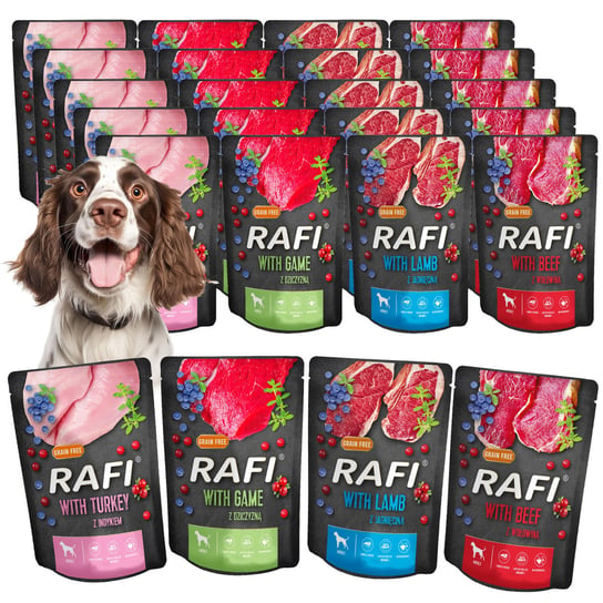RAFI - Saszetki MIX 4 smaki - 20x300G Rafi