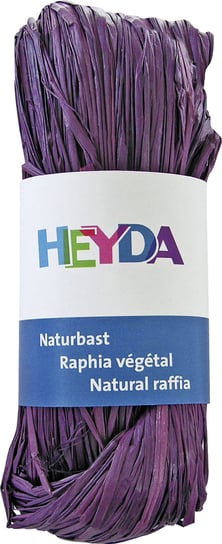Rafia naturalna, fioletowa, 50 g Heyda