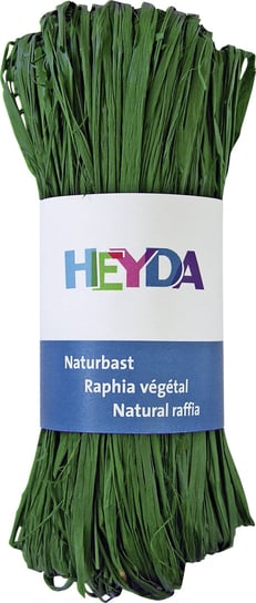 Rafia naturalna, zieleń liściasta, 50 g Heyda