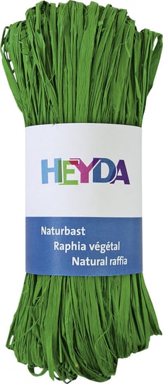 Rafia naturalna, zielona, 50 g Heyda