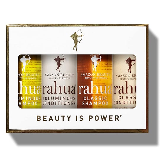 Rahua Beauty is Power Zestaw podróżny do włosów: szampon zwiększający objętość 60ml + odżywka zwiększająca objętość 60ml + szampon odżywczy 60ml + odżywka wzmacniająca 60ml Rahua