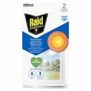 Raid® Essentials Pułapka Na Muchy, Naklejka Na Okno W Kształcie Słońca 2 Szt. Inna marka