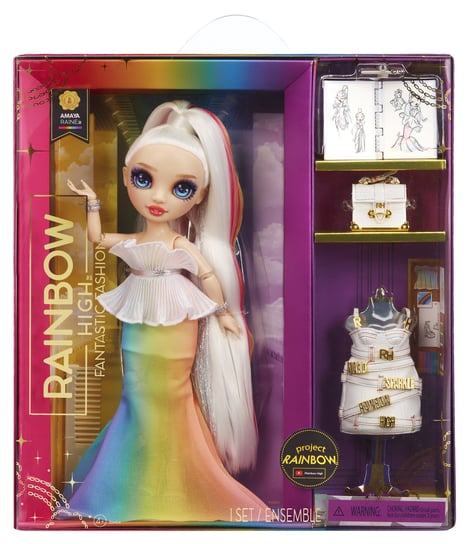 Rainbow High Fantastic Fashion Doll, Amaya, Rainbow Rainbow High