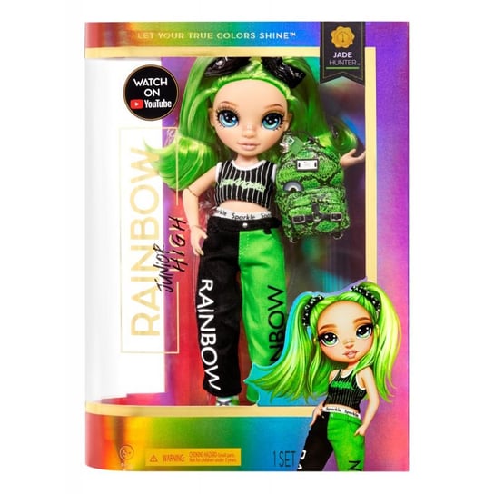 Rainbow High Junior High Fashion Doll - Jade Hunter (Green) Rainbow High