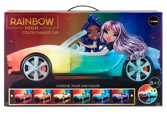 Rainbow High, samochód Color Change Car Rainbow High