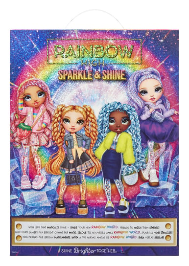 Rainbow High Sparkle & Shine Fashion Dolls- ROSETTA (Pink) Rainbow High