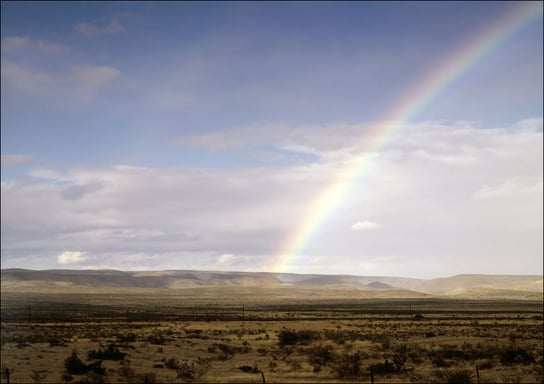 Rainbow over the West Texas prairie, Carol Highsmith - plakat 42x29,7 cm Galeria Plakatu
