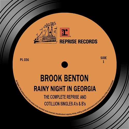 Rainy Night in Georgia: The Complete Reprise & Cotillion Singles A's & B's Brook Benton