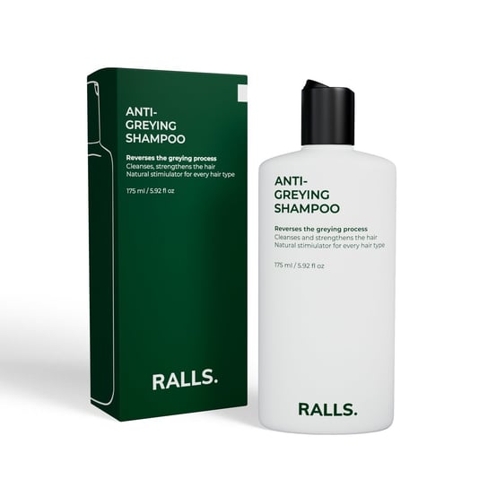 Ralls, Anti-Greying Shampoo, Szampon przeciw siwieniu, 175ml inna