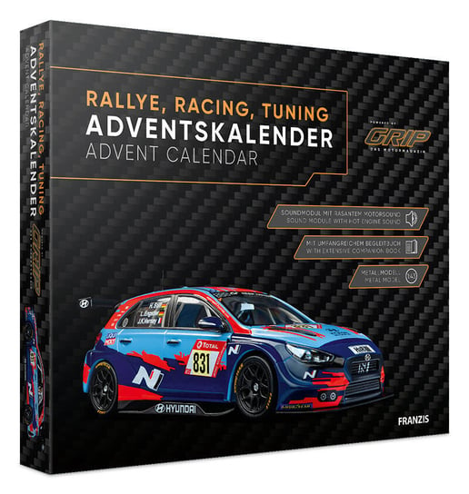 Rallye, Racing, Tuning (GRIP) kalendarz adwentowy Franzis