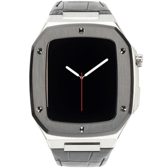 Ralph Giallo Etui Apple Watch 44 mm Reno Srebrno-Czarne Ze Srebrnymi Śrubami Inny producent