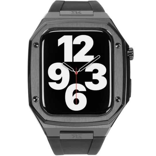 Ralph Giallo Etui Apple Watch 45 mm Noce Czarne Ze Srebrnymi Śrubami Inny producent