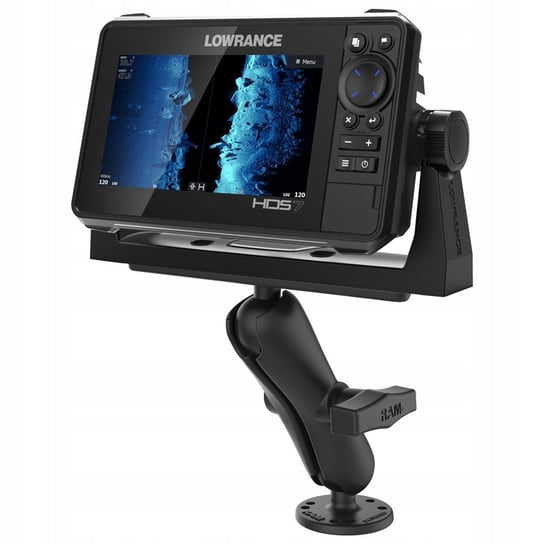 RAM Mount Uchwyt Do Echosondy GPS Garmin Lowrance z Kulą w Rozmiarze C 1.5" Ram Mounts