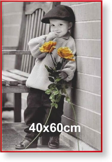 Rama aluminiowa do plakatu 40x60cm, czerwona / ARTVIC ARTVIC