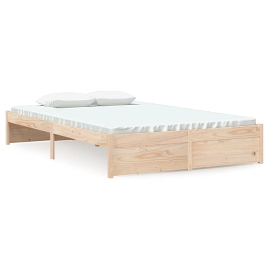 Rama łóżka, 120x190 cm, 4FT, podwójna mała, drewno vidaXL