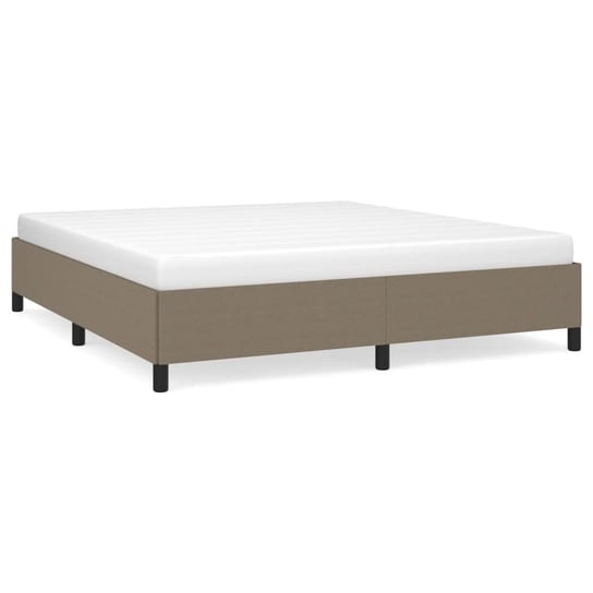 Rama łóżka, 203x163x35 cm, kolor taupe / AAALOE Inna marka