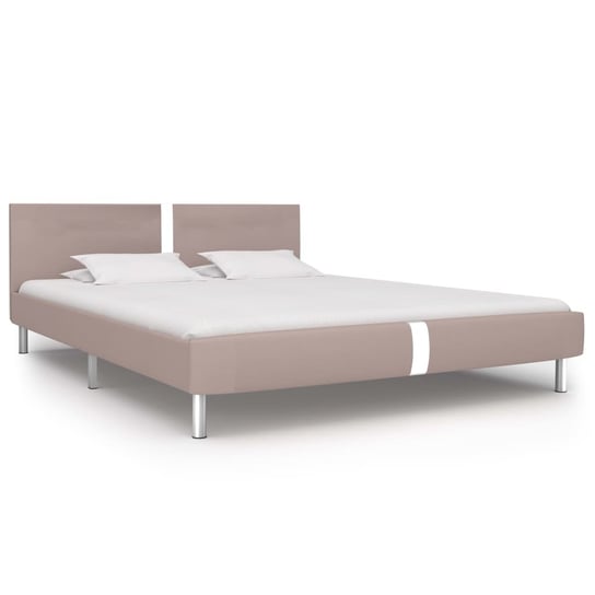 Rama łóżka beżowa, bez materaca, 120x200 vidaXL