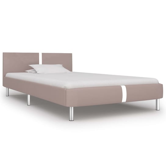 Rama łóżka beżowa, bez materaca, 90x200 vidaXL