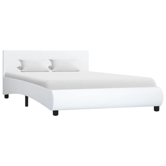 Rama łóżka biała, bez materaca, 120x200 vidaXL