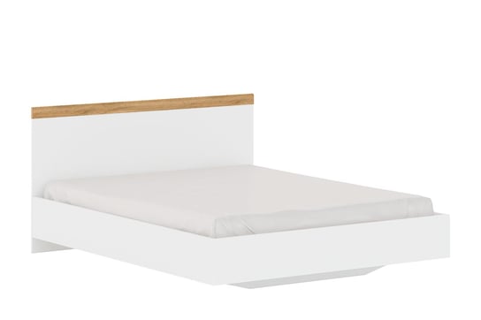 Rama łóżka biała, Damino, 160x200 Konsimo