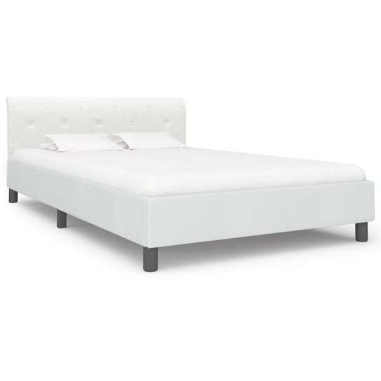 Rama łóżka, biała, VidaXL, 140x200 cm vidaXL