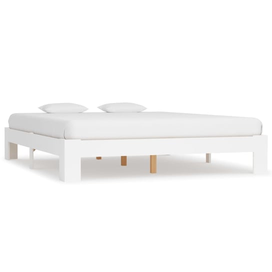 Rama łóżka, biała, VidaXL, 160x200 cm vidaXL