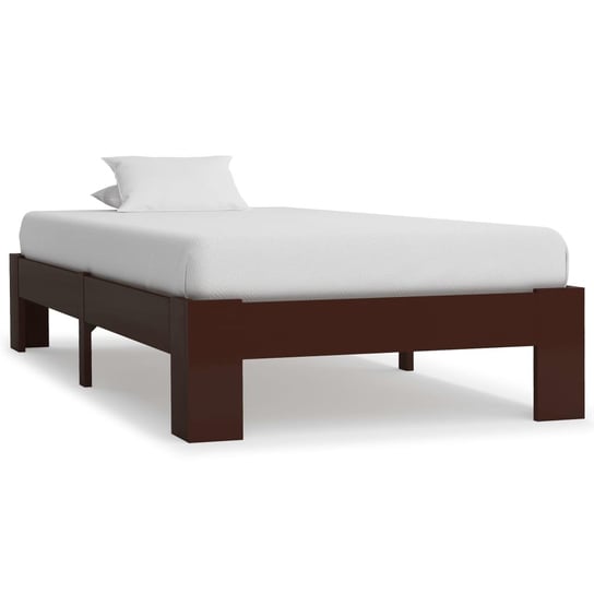 Rama łóżka brązowa, bez materaca, 100x200 vidaXL
