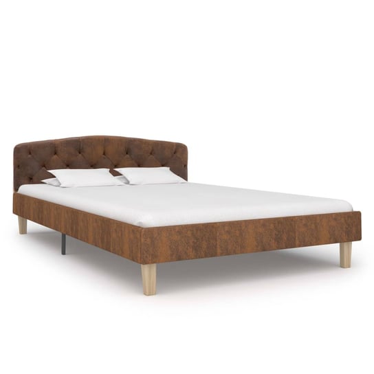 Rama łóżka brązowa, bez materaca, 120x200 vidaXL