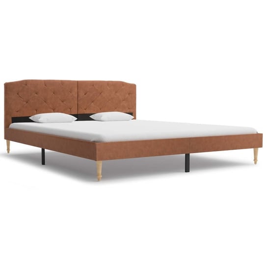 Rama łóżka brązowa, bez materaca, 160x200 vidaXL