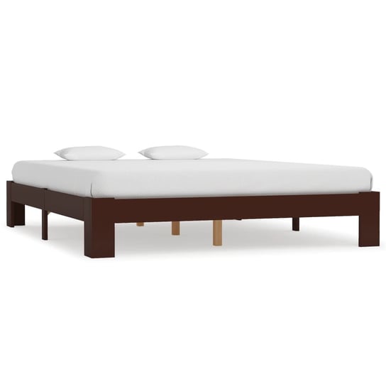 Rama łóżka brązowa, bez materaca, 180x200 vidaXL