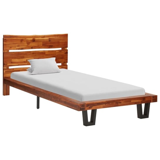 Rama łóżka brązowa, bez materaca, 214x108x90 vidaXL
