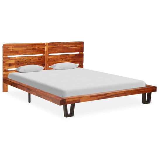 Rama łóżka brązowa, bez materaca, 214x178x90 vidaXL