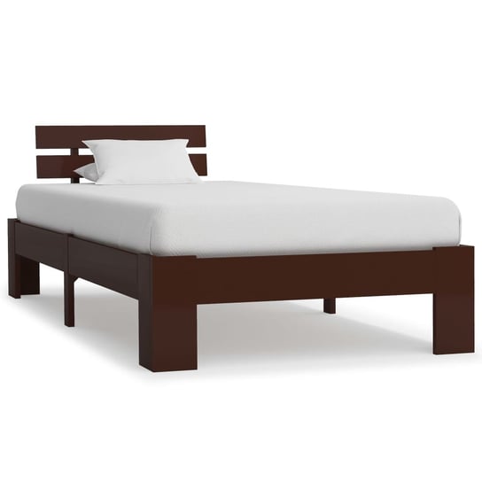 Rama łóżka brązowa, bez materaca, 90x200 vidaXL