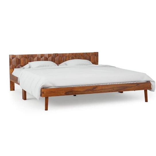 Rama łóżka, brązowa, vidaXL, 180x200 cm vidaXL