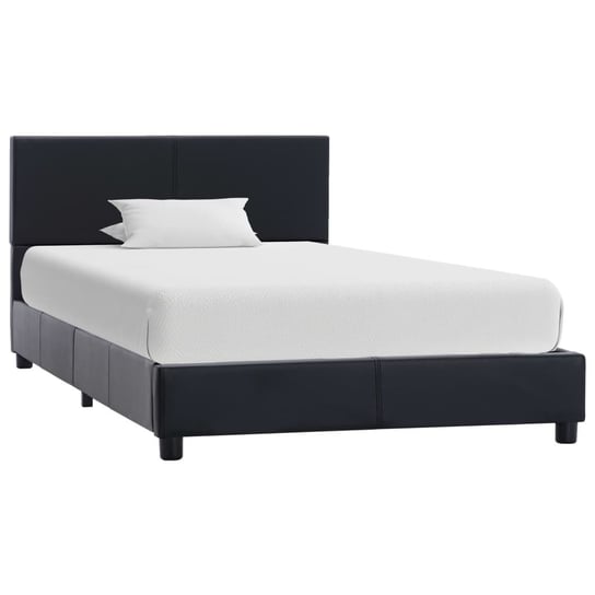 Rama łóżka czarna, bez materaca, 100x200 vidaXL