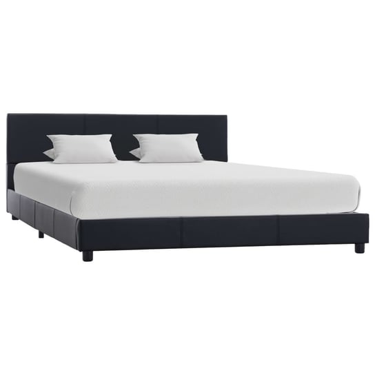 Rama łóżka czarna, bez materaca, 120x200 vidaXL