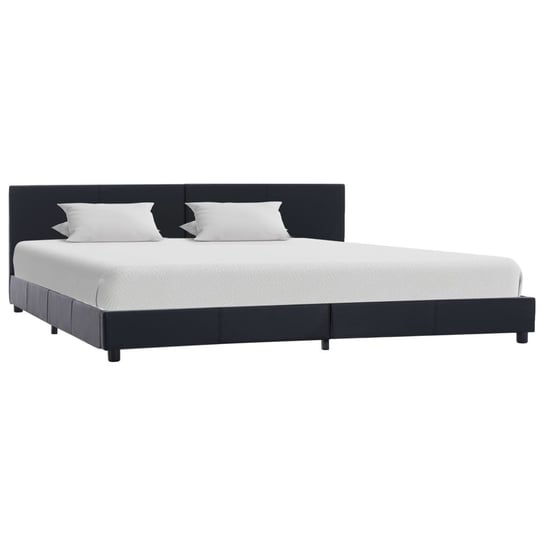 Rama łóżka czarna, bez materaca, 180x200 vidaXL