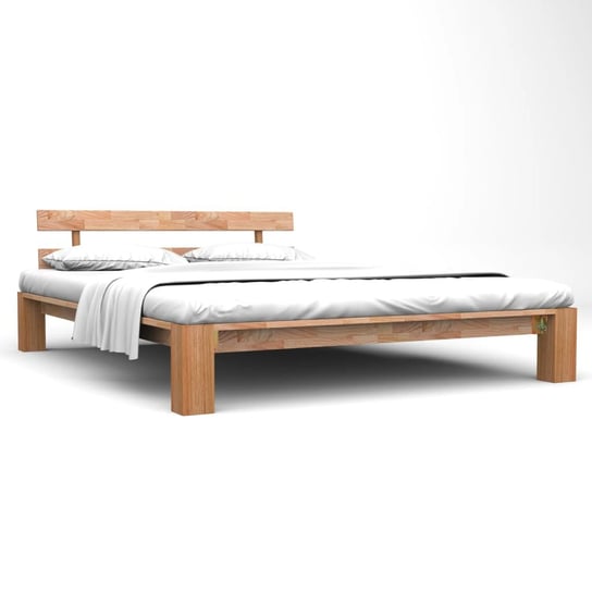 Rama łóżka dębowa 160x200, lakierowany, klasyczny Zakito Europe
