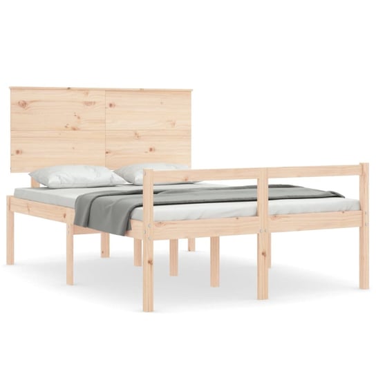 Rama łóżka dla seniora z drewna sosnowego - 195,5 Inna marka