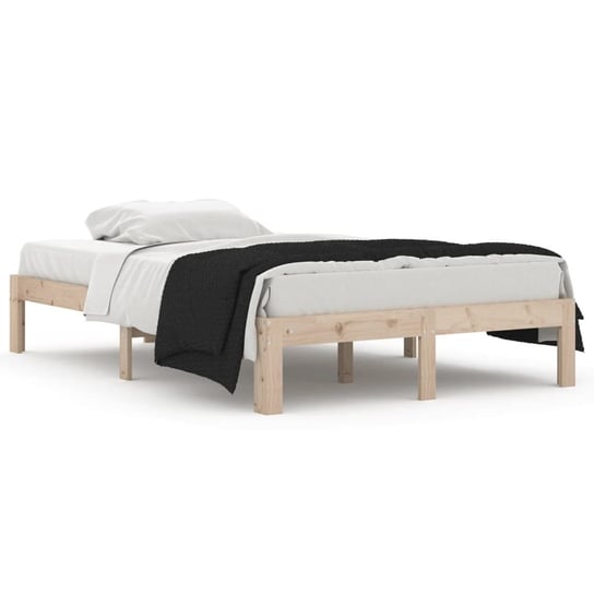 Rama łóżka drewniana 120x190 cm, premium, sosnowa Inna marka